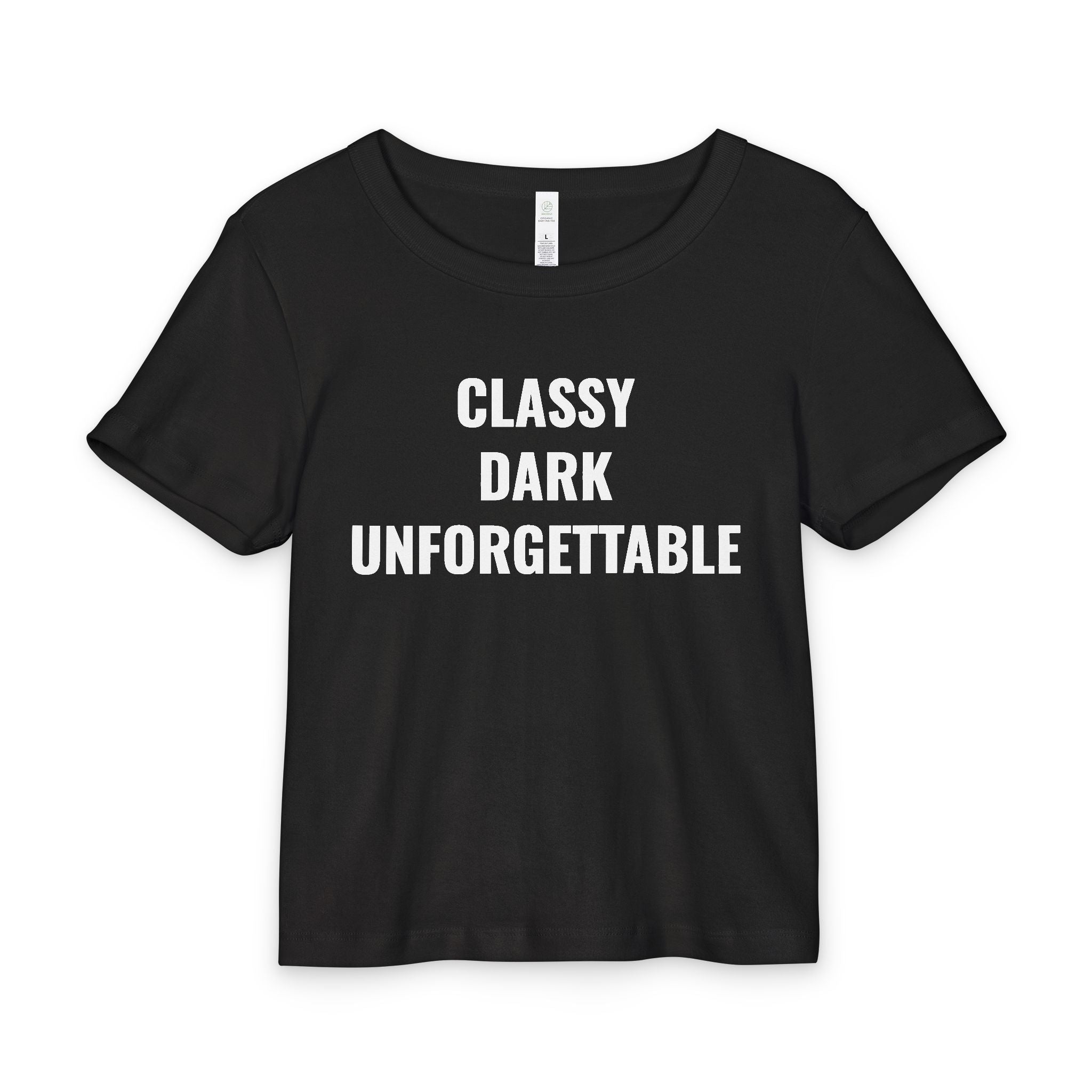 CLASSY DARK UNFORGETTABLE RIB TEE