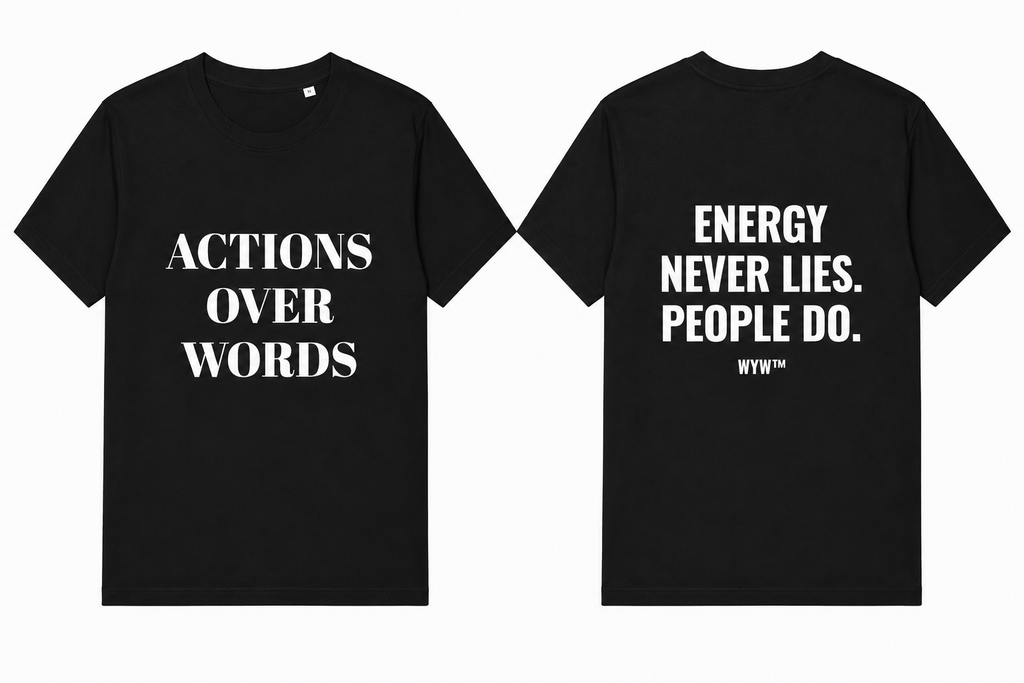 ACTIONS OVER WORDS TEE